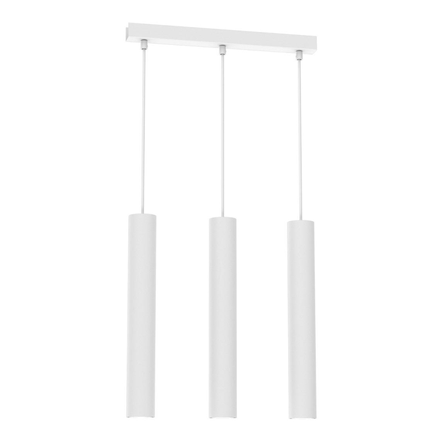 Candelabro suspenso HUDSON 3xGU10/8W/230V branco