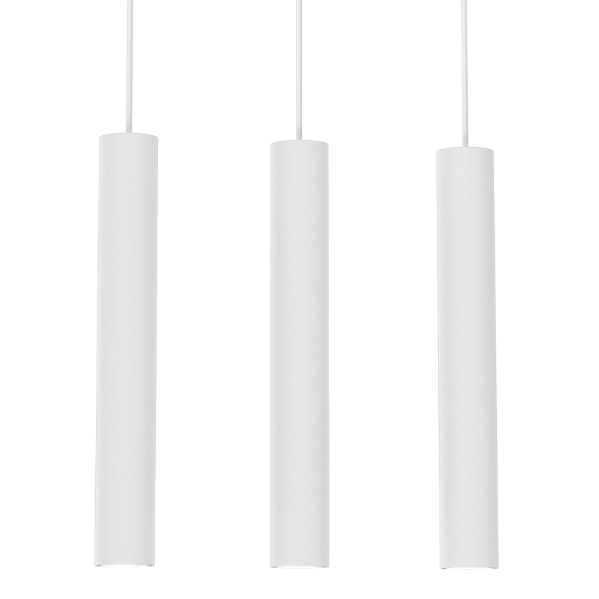 Candelabro suspenso HUDSON 3xGU10/8W/230V branco
