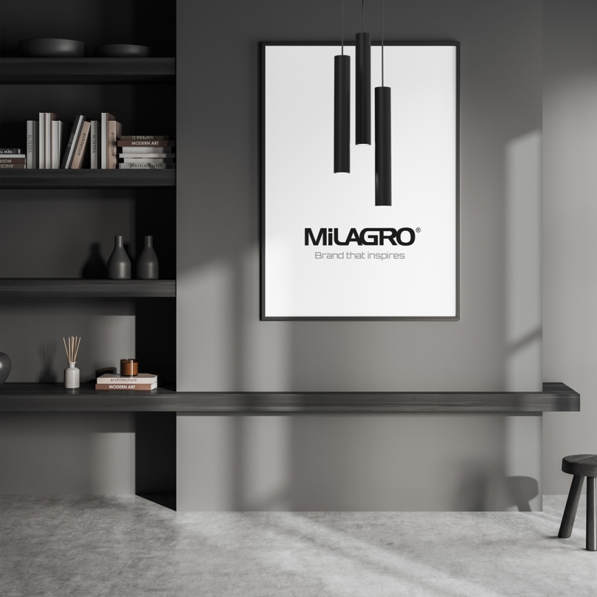 Candelabro suspenso HUDSON 3xGU10/8W/230V preto