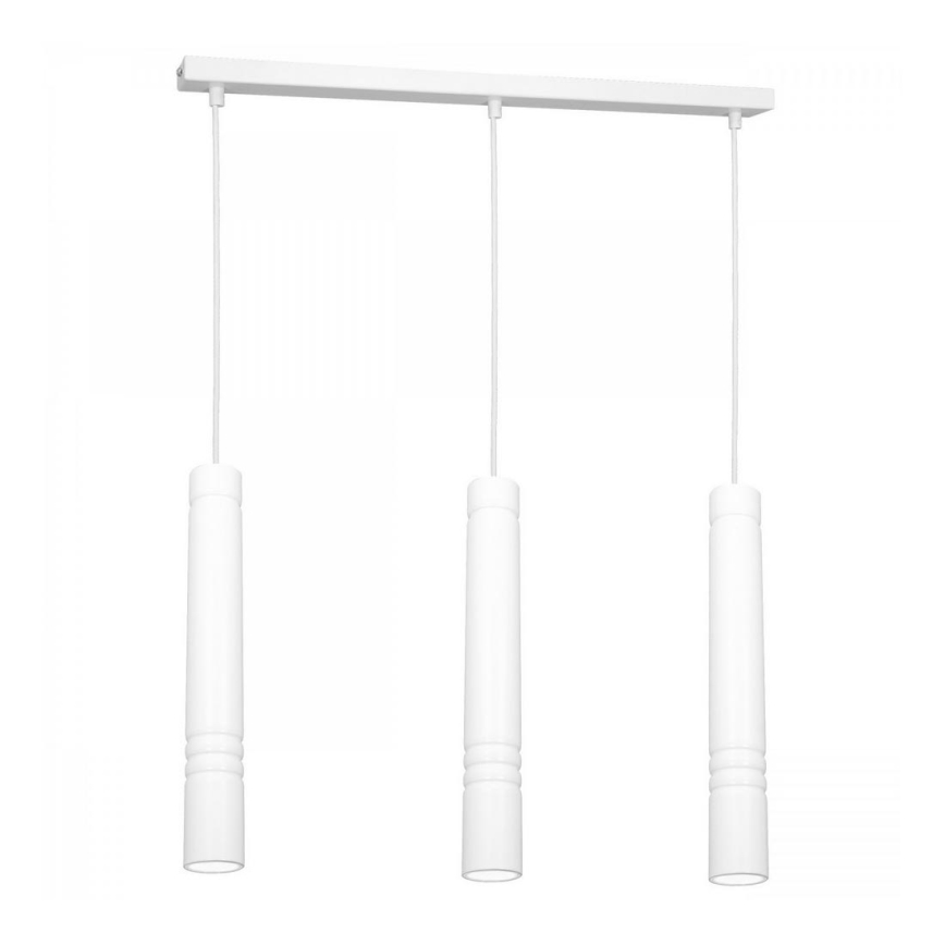 Candelabro suspenso IMPLODE 3xGU10/8W/230V branco
