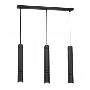 Candelabro suspenso IMPLODE 3xGU10/8W/230V preto