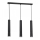 Candelabro suspenso IMPLODE 3xGU10/8W/230V preto