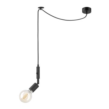 Candelabro suspenso INA 1xE27/42W/230V preto
