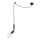 Candelabro suspenso INA 1xE27/42W/230V preto