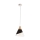Candelabro suspenso IRIS 1x E27/40W/230V preto