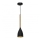 Candelabro suspenso ISTAPPAR 1xE27/60W/230V preto/dourado