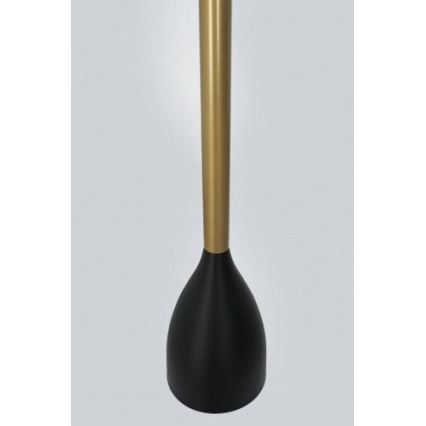 Candelabro suspenso ISTAPPAR 1xE27/60W/230V preto/dourado