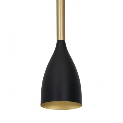 Candelabro suspenso ISTAPPAR 1xE27/60W/230V preto/dourado