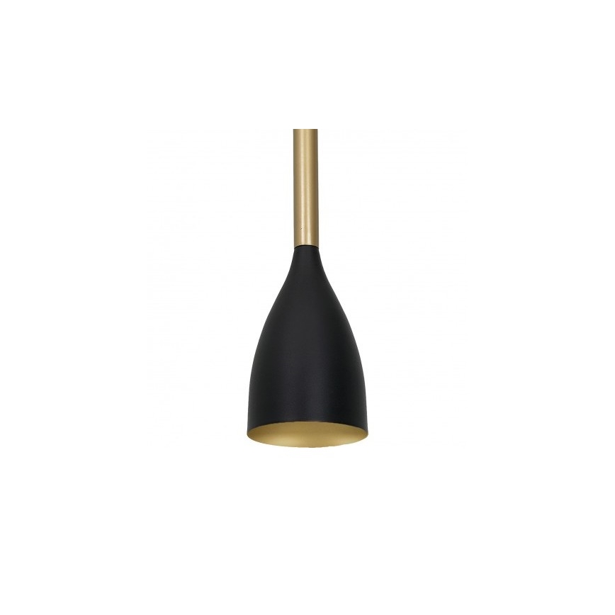 Candelabro suspenso ISTAPPAR 1xE27/60W/230V preto/dourado