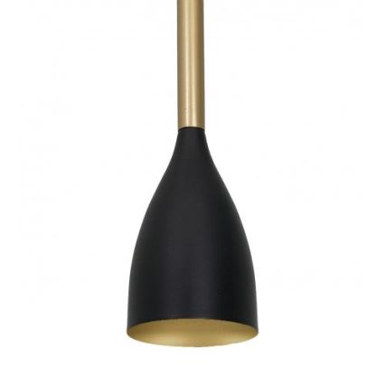 Candelabro suspenso ISTAPPAR 3xE27/60W/230V preto/dourado