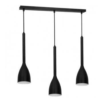 Candelabro suspenso ISTAPPAR 3xE27/60W/230V preto