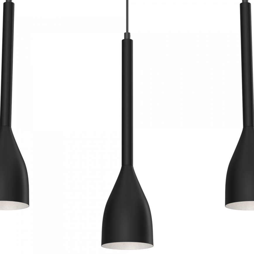 Candelabro suspenso ISTAPPAR 3xE27/60W/230V preto