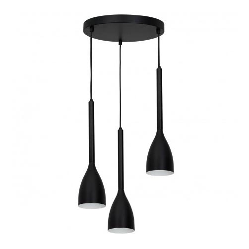 Candelabro suspenso ISTAPPAR 3xE27/60W/230V preto