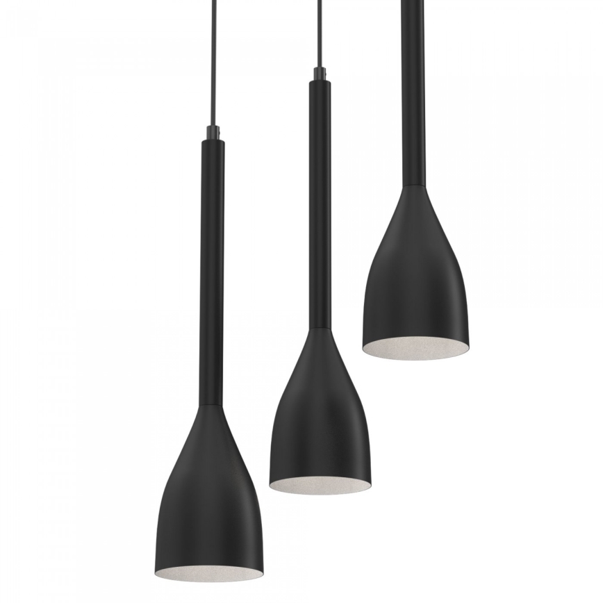 Candelabro suspenso ISTAPPAR 3xE27/60W/230V preto
