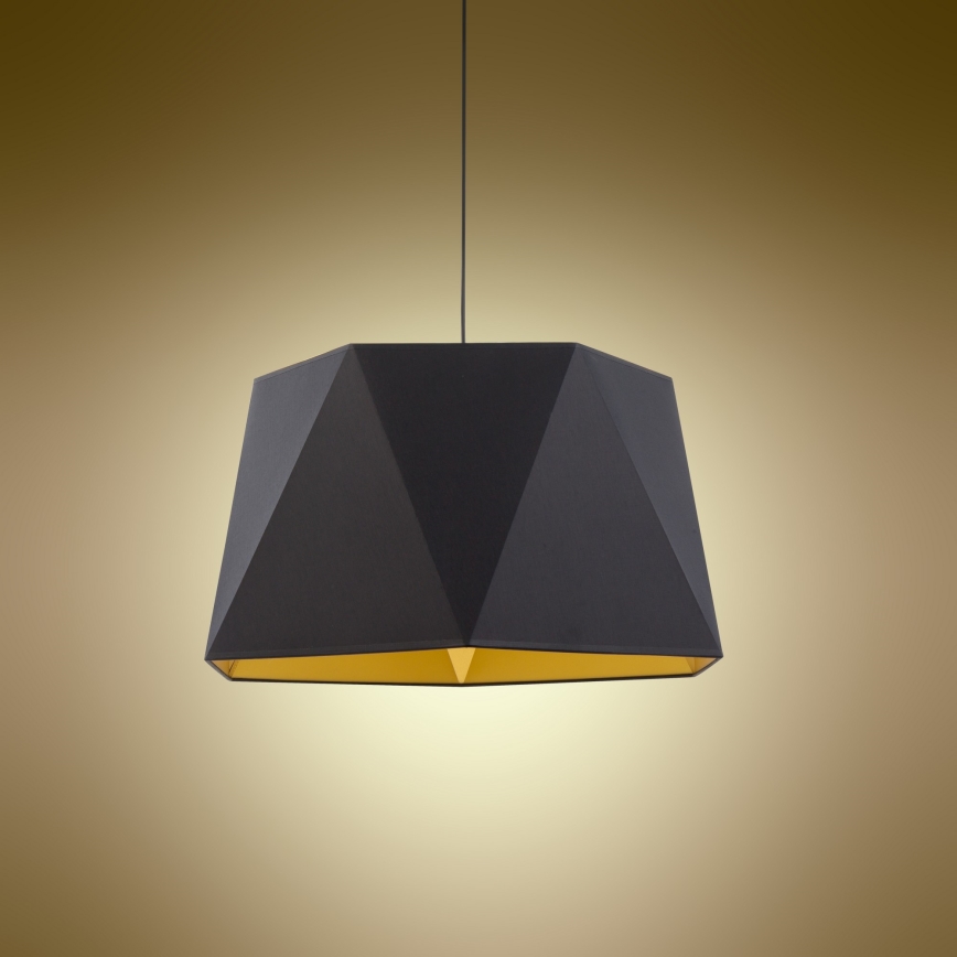 Candelabro suspenso IVO 1xE27/25W/230V preto/dourado