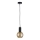 Candelabro suspenso JANTAR BLACK 1xE27/60W/230V