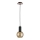 Candelabro suspenso JANTAR WOOD 1xE27/60W/230V