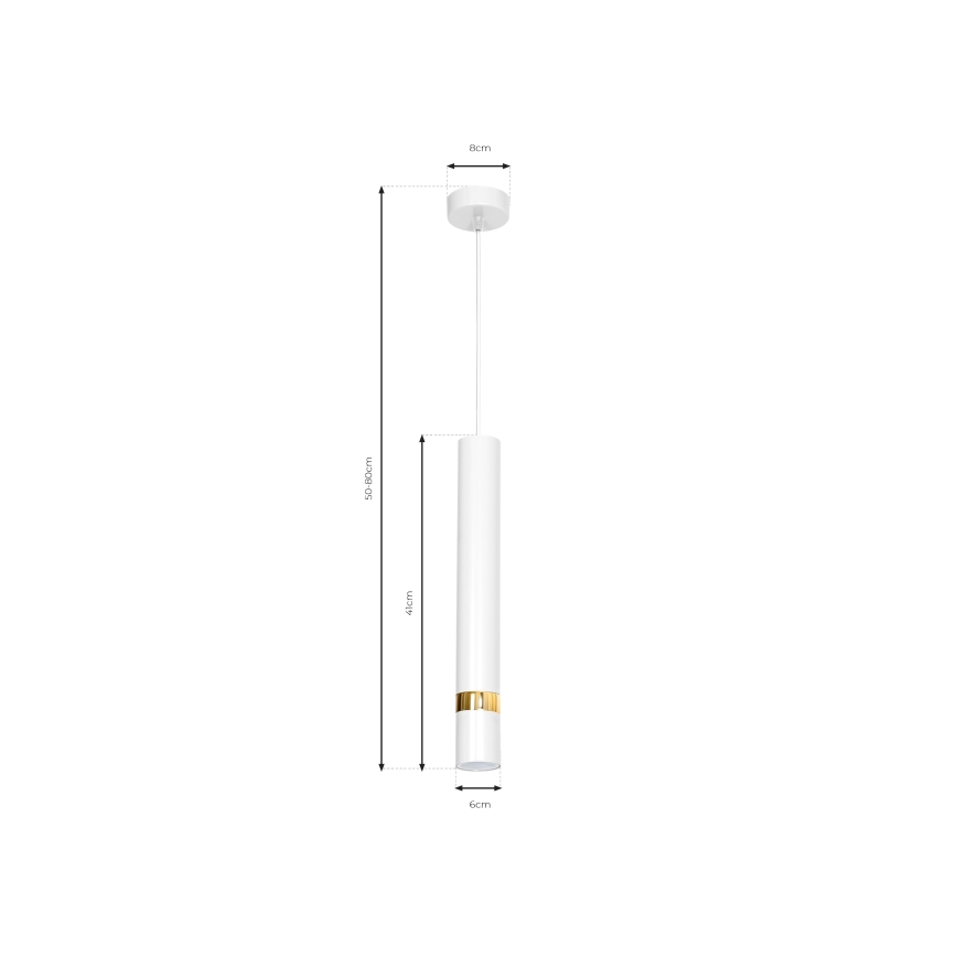 Candelabro suspenso JOKER 1xGU10/25W/230V branco