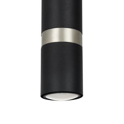 Candelabro suspenso JOKER 1xGU10/25W/230V preto/cromado mate