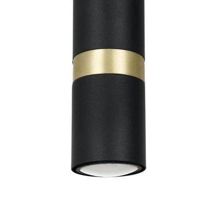 Candelabro suspenso JOKER 1xGU10/25W/230V preto/dourada