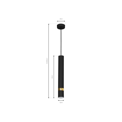 Candelabro suspenso JOKER 1xGU10/25W/230V preto