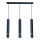 Candelabro suspenso JOKER 3xGU10/25W/230V azul