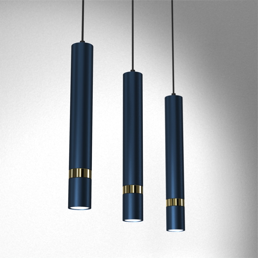 Candelabro suspenso JOKER 3xGU10/25W/230V azul