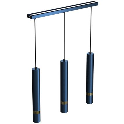 Candelabro suspenso JOKER 3xGU10/25W/230V azul