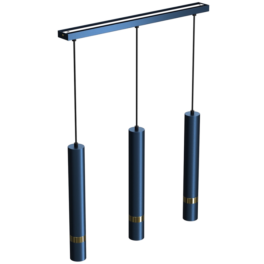 Candelabro suspenso JOKER 3xGU10/25W/230V azul