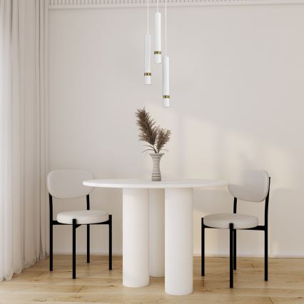 Candelabro suspenso JOKER 3xGU10/8W/230V branco/dourado