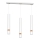 Candelabro suspenso JOKER WHITE WOOD 3xGU10/8W/230V