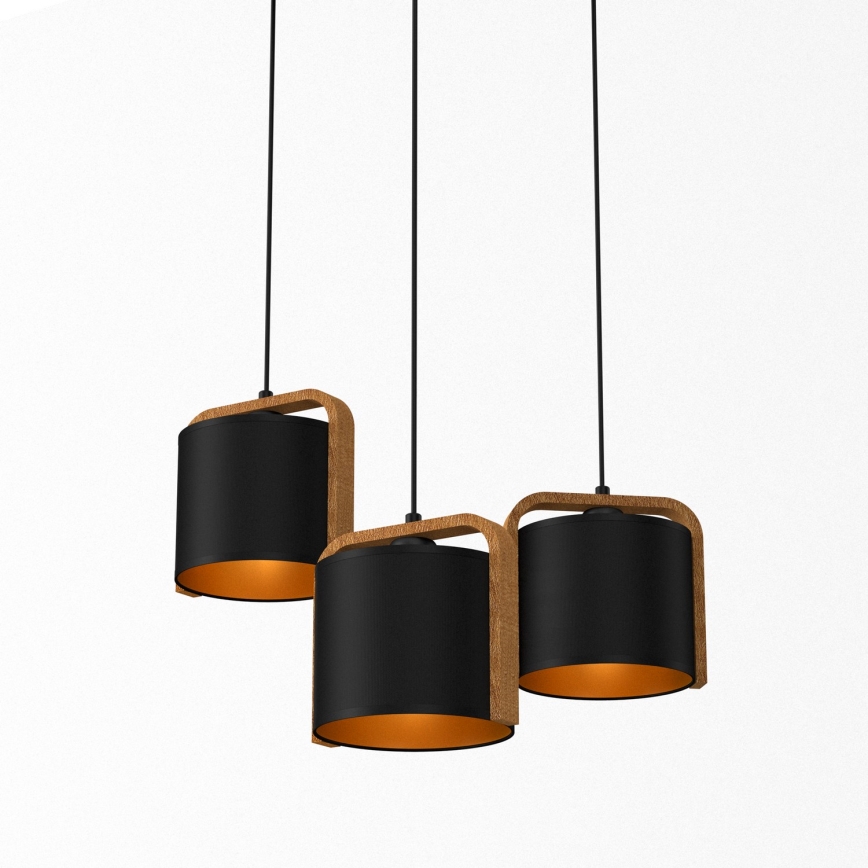 Candelabro suspenso JONKO 3xE27/60W/230V