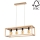 Candelabro suspenso KAGO 4xE27/60W/230V carvalho mate - certificado por FSC