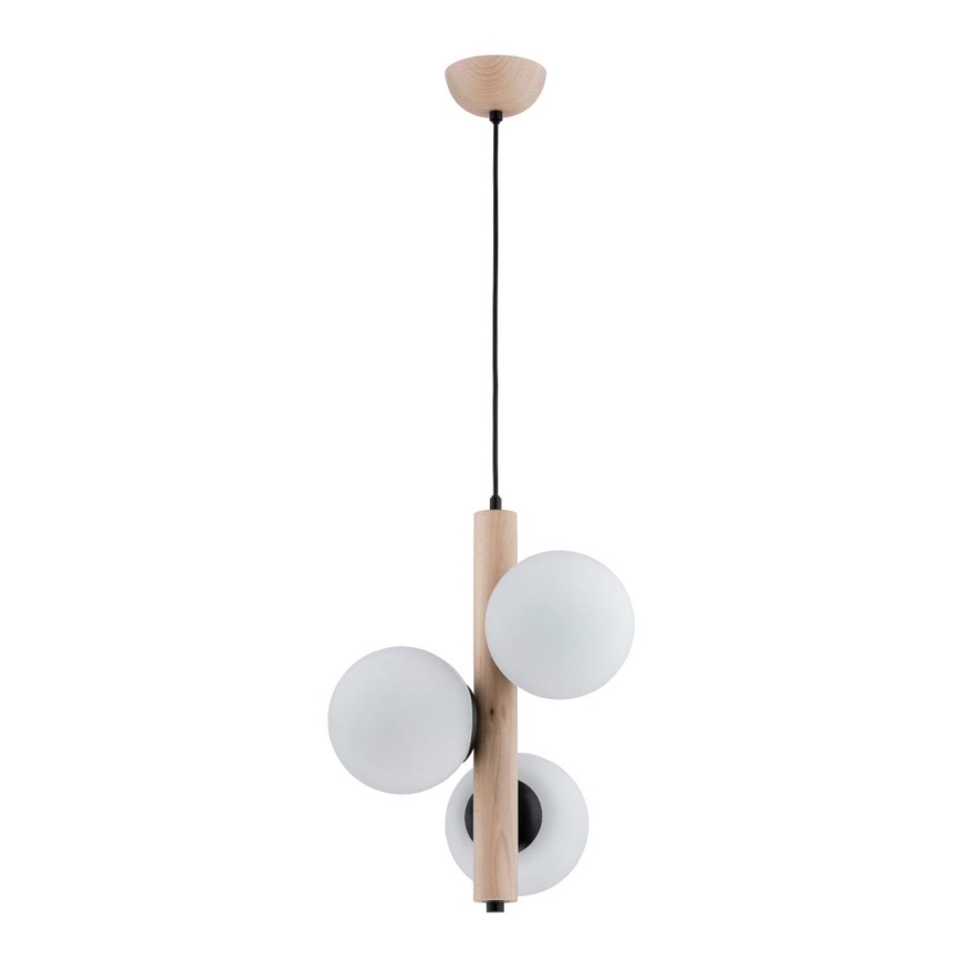 Candelabro suspenso KANET 3xE14/40W/230V bege/branco