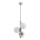 Candelabro suspenso KANET 3xE14/40W/230V bege/branco
