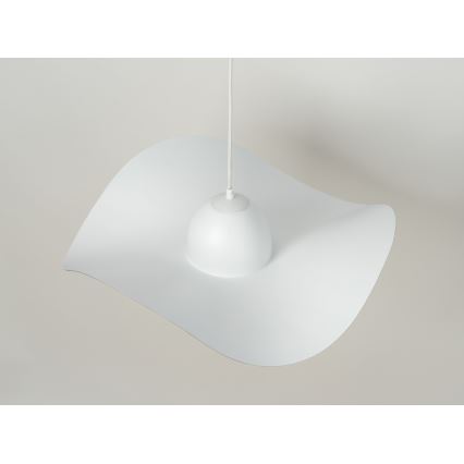 Candelabro suspenso KAPELLO 1xE27/60W/230V diâmetro 55 cm branco/dourado