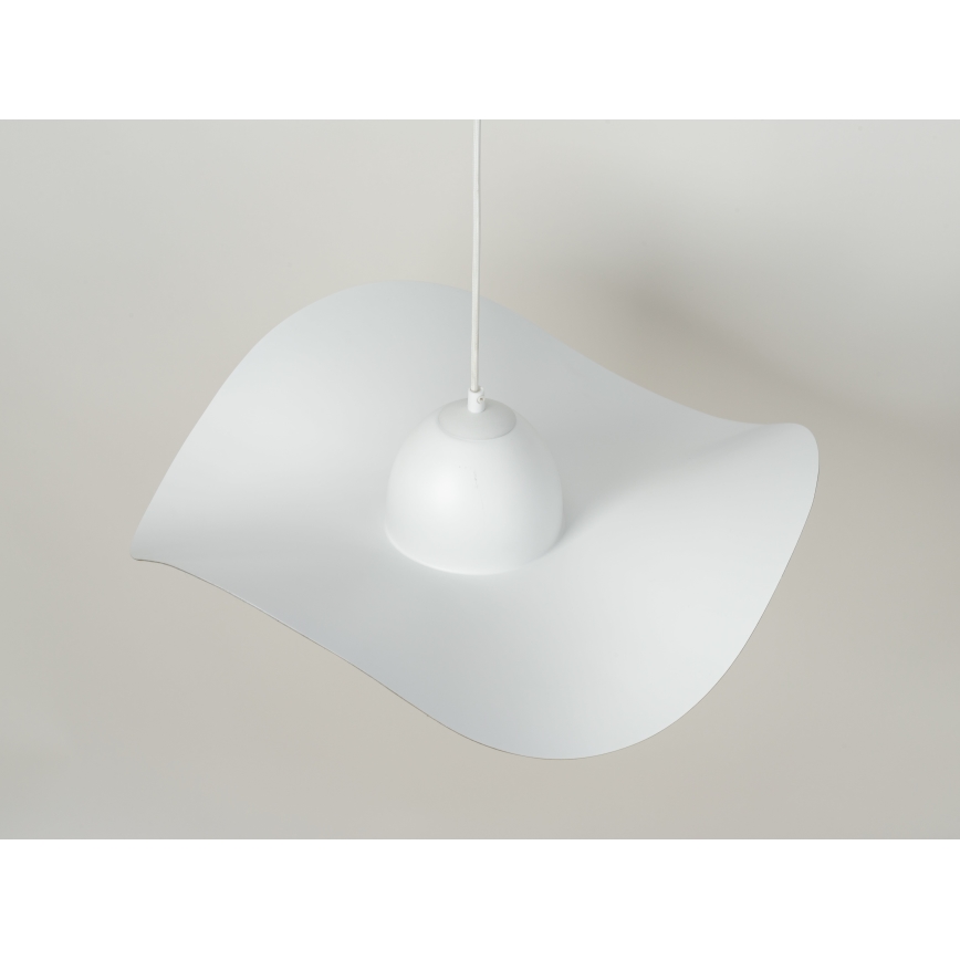 Candelabro suspenso KAPELLO 1xE27/60W/230V diâmetro 55 cm branco/dourado