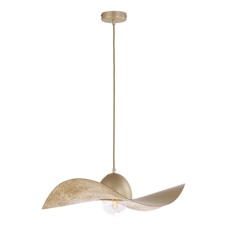 Candelabro suspenso KAPELLO 1xE27/60W/230V diâmetro 55 cm dourado