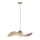 Candelabro suspenso KAPELLO 1xE27/60W/230V diâmetro 55 cm dourado