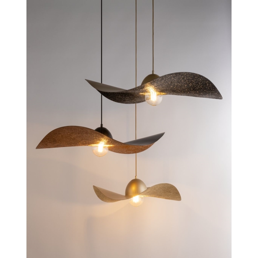 Candelabro suspenso KAPELLO 1xE27/60W/230V diâmetro 55 cm dourado