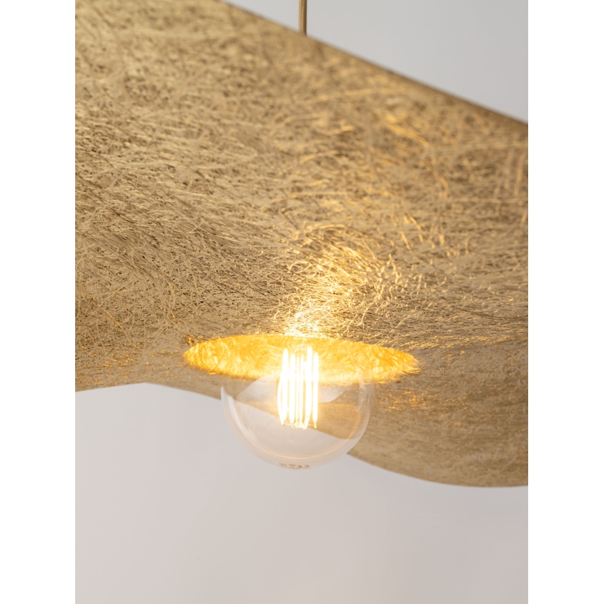 Candelabro suspenso KAPELLO 1xE27/60W/230V diâmetro 55 cm dourado