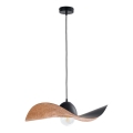 Candelabro suspenso KAPELLO 1xE27/60W/230V diâmetro 55 cm preto/cobre