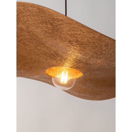 Candelabro suspenso KAPELLO 1xE27/60W/230V diâmetro 55 cm preto/cobre