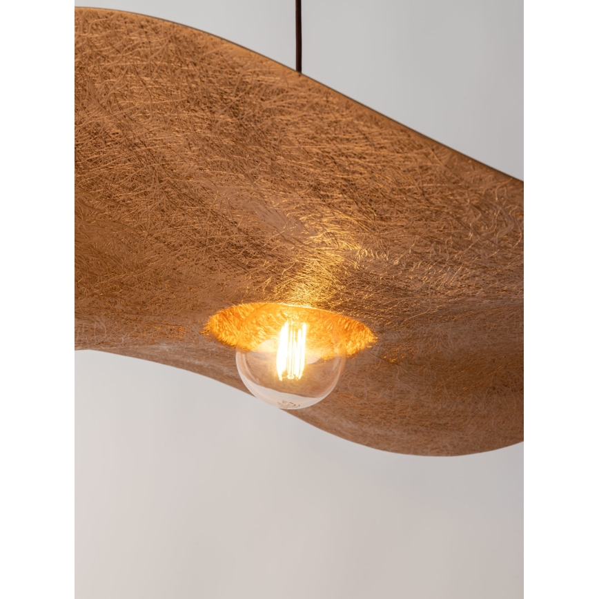 Candelabro suspenso KAPELLO 1xE27/60W/230V diâmetro 55 cm preto/cobre