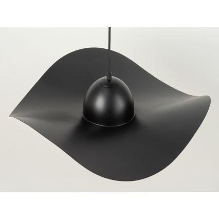 Candelabro suspenso KAPELLO 1xE27/60W/230V diâmetro 55 cm preto/dourado