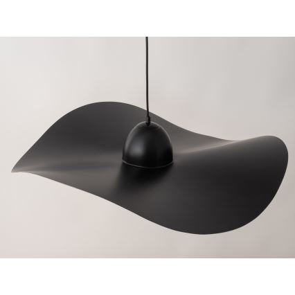 Candelabro suspenso KAPELLO 1xE27/60W/230V diâmetro 76 cm preto/dourado
