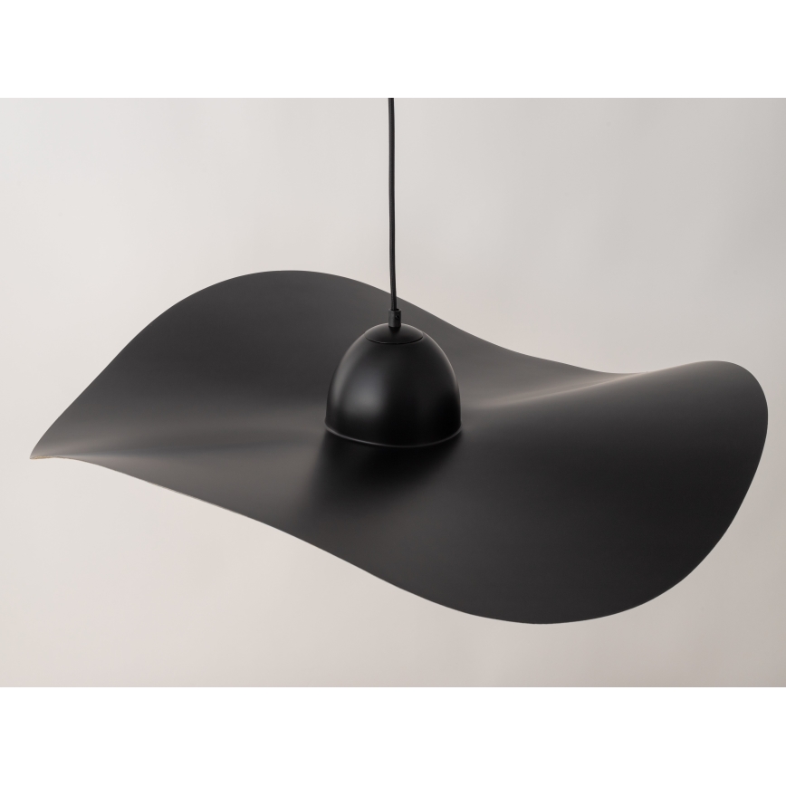 Candelabro suspenso KAPELLO 1xE27/60W/230V diâmetro 76 cm preto/dourado