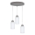 Candelabro suspenso KARLA 3xE27/60W/230V betão