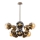 Candelabro suspenso KARSOR 10xE27/40W/230V