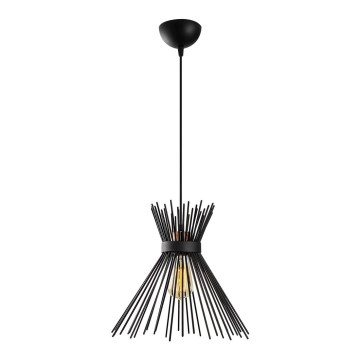 Candelabro suspenso KIRPI 1xE27/40W/230V preto